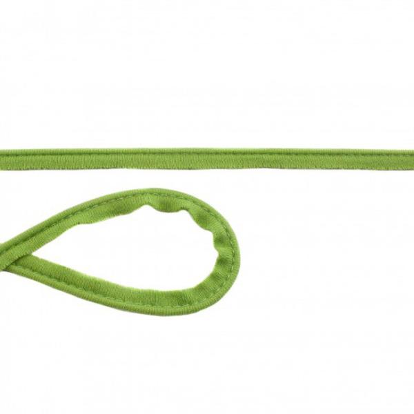 Baumwoll Jersey Paspelband Breite 10 mm Hellgrün